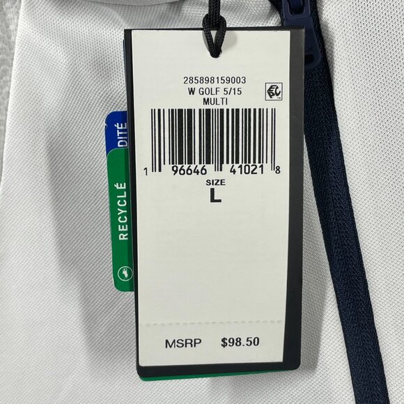 NEW Ralph Lauren RLX Shirt Womens Large white pink golf athleisure sports - Picture 6 of 11